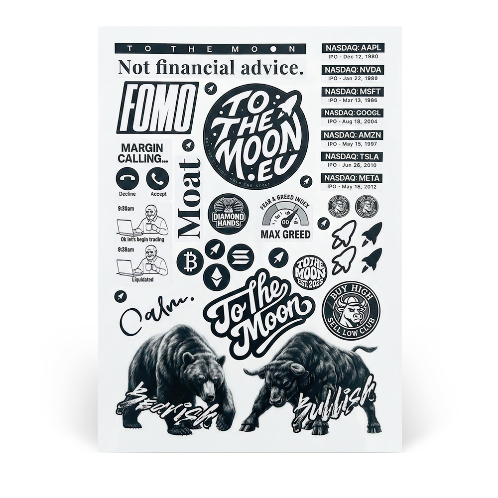 TTM STICKERS – samolepky arch A4